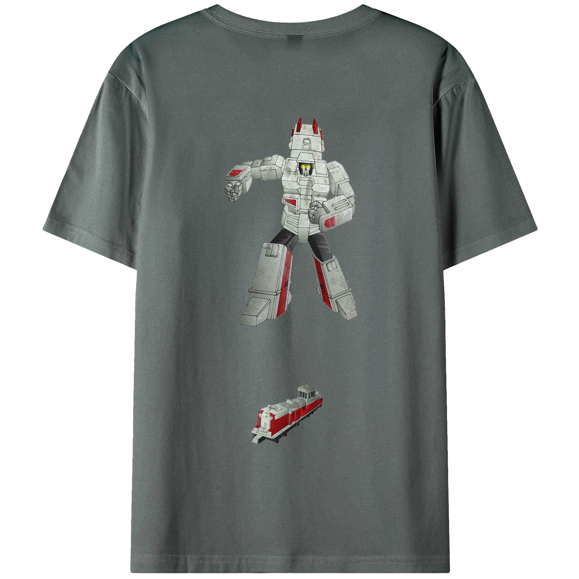 （画像用）  綿100％ メンズ半袖Tシャツ（バックプリント） 通気性